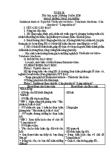 Kế hoạch bài dạy các môn Khối 3 - Tuần 28 - Năm học 2023-2024