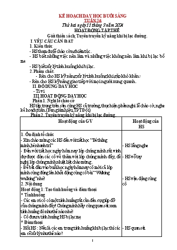 Kế hoạch bài dạy các môn Lớp 5 - Tuần 26 - Năm học 2023-2024